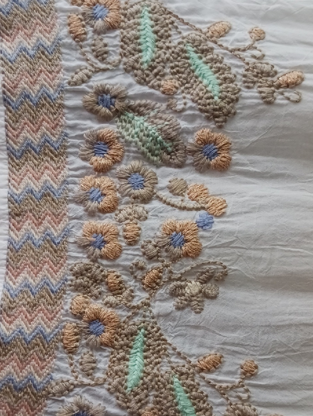 Bohohemian Embroidered Flowy Blouse - Picture 8 of 11